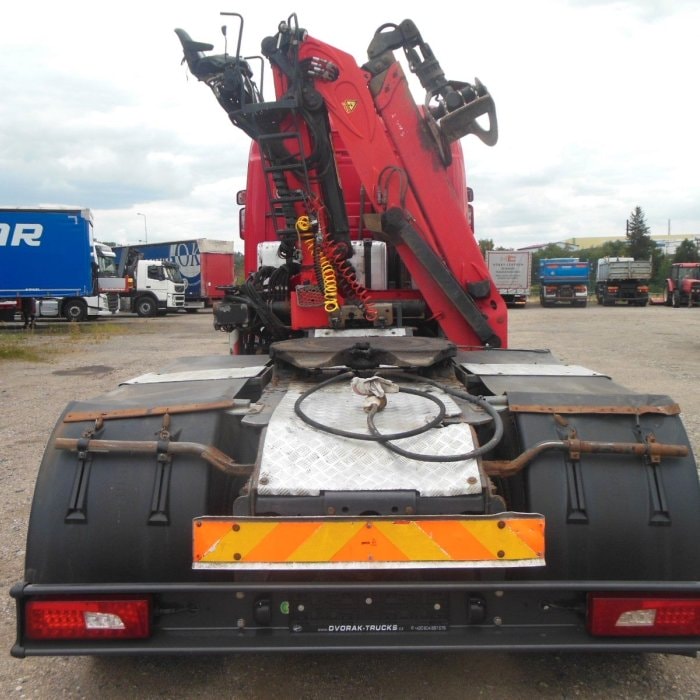 SCANIA R450, 6X4, JEŘÁB, EPSILON 170 + přívěs UMIKOV TELESKOPICKÝ