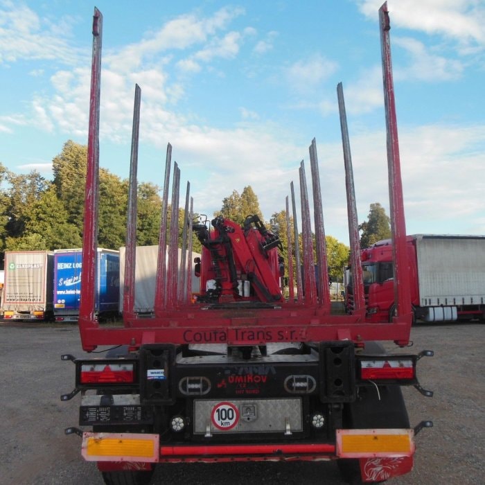 SCANIA R450, 6X4, JEŘÁB, EPSILON 170 + přívěs UMIKOV TELESKOPICKÝ