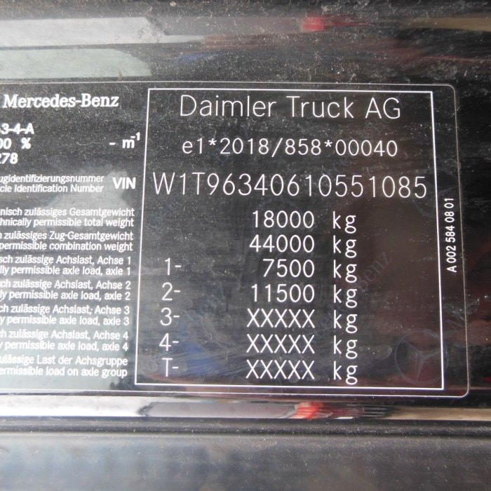 MERCEDES-BENZ Actros 1848, LowDeck, GIGA SPACE
