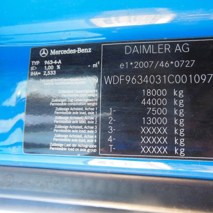 MERCEDES-BENZ 1845 Actros