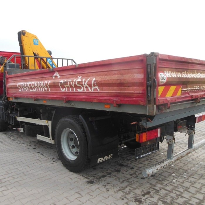 DAF CF 65.240, JEŘÁB EFFER 110/2S, MANUÁL, LISTOVÉ ODPRUŽENÍ, 1. MAJITEL