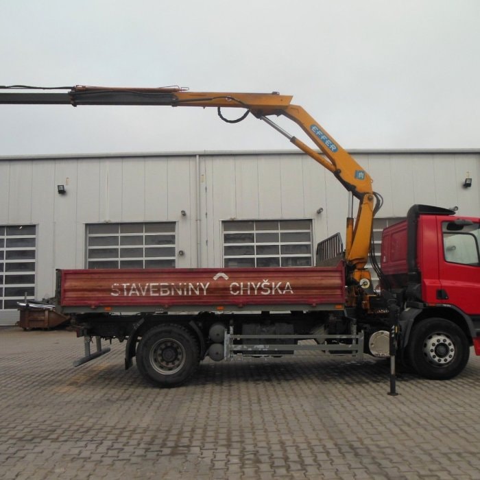 DAF CF 65.240, JEŘÁB EFFER 110/2S, MANUÁL, LISTOVÉ ODPRUŽENÍ, 1. MAJITEL