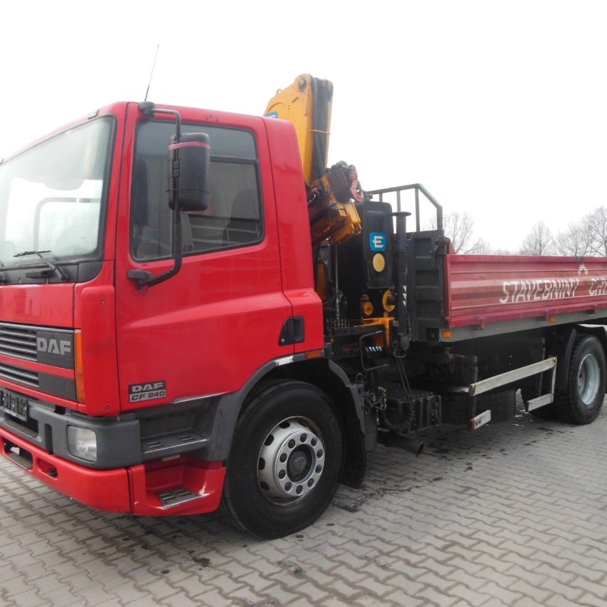 DAF CF 65.240, JEŘÁB EFFER 110/2S, MANUÁL, LISTOVÉ ODPRUŽENÍ, 1. MAJITEL