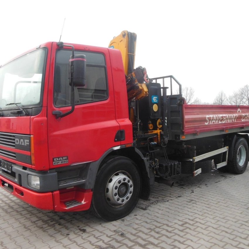 DAF CF 65.240, JEŘÁB EFFER 110/2S, MANUÁL, LISTOVÉ ODPRUŽENÍ, 1. MAJITEL